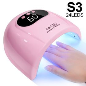 24 LED Drying Lamp Manicure UV Nail Dryer Curing Gel Nail Polish With USB Smart Timer Light Nail Art Tools