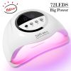 SUN X20 MAX Nail Dryer Machine 320W UV LED Lamp for Nails 72LEDS Gel Polish Curing Manicure Lamp With Auto Smart Sensor Nail Art