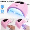 24 LED Drying Lamp Manicure UV Nail Dryer Curing Gel Nail Polish With USB Smart Timer Light Nail Art Tools