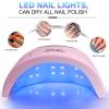 24 LED Drying Lamp Manicure UV Nail Dryer Curing Gel Nail Polish With USB Smart Timer Light Nail Art Tools