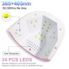 24 LED Drying Lamp Manicure UV Nail Dryer Curing Gel Nail Polish With USB Smart Timer Light Nail Art Tools